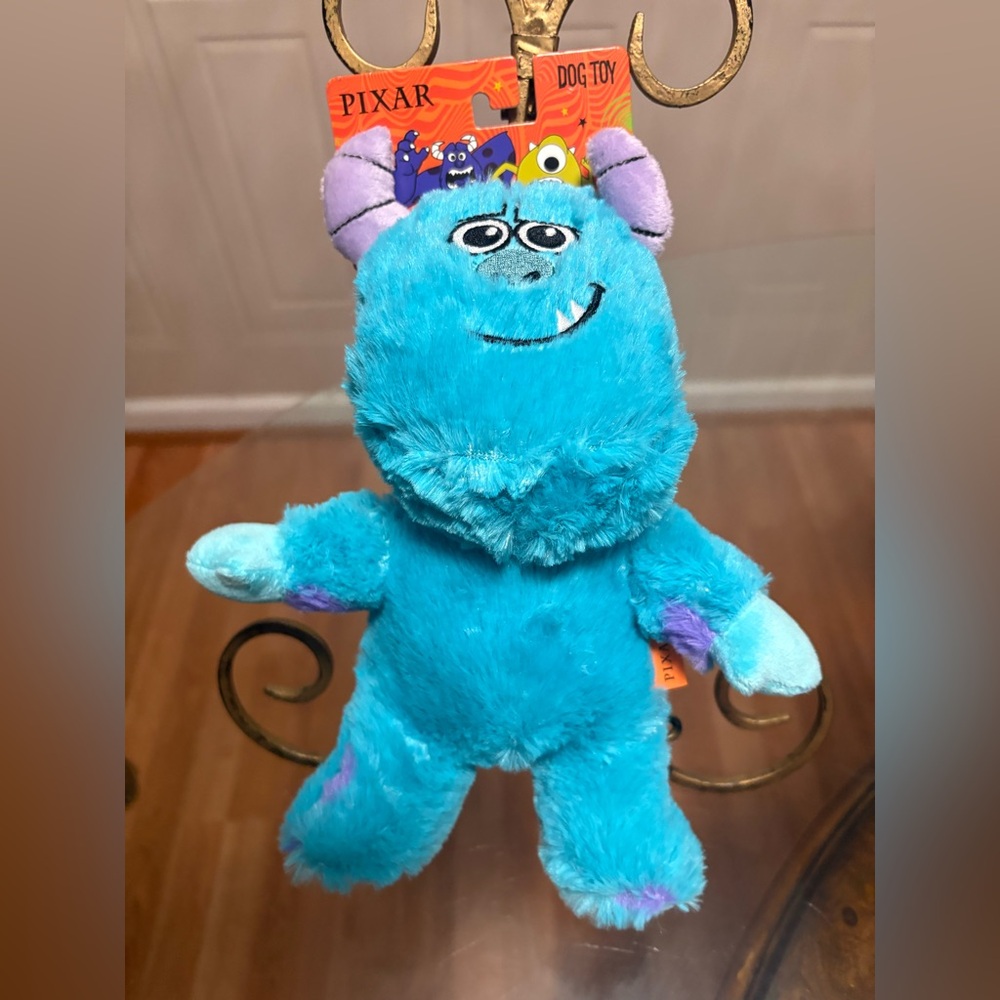 Pixar'S Monsters, Inc. Sulley  9” Plush Toy for Dogs | Sully Plush With Squeaker